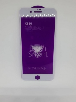 Стекло тех.упак. OG Purple iPhone 7 Plus/8 Plus Белый - фото, изображение, картинка