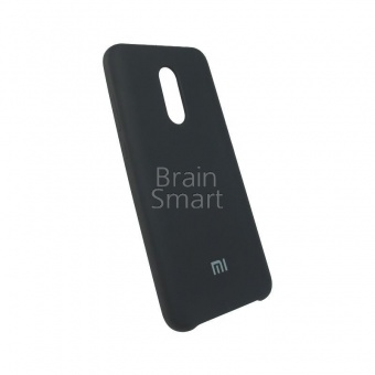 Накладка Silicone Case Xiaomi Redmi 5 (15) Тёмно-Серый - фото, изображение, картинка