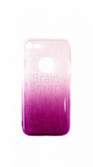 Накладка силиконовая Aspor Rainbow Collection с отливом iPhone 7/8 Фиолетовый - фото, изображение, картинка