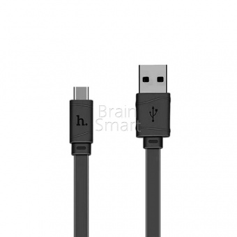 USB кабель Type-C HOCO X5 Bamboo (1м) Черный - фото, изображение, картинка
