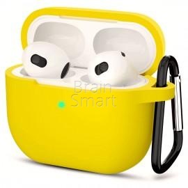 Чехол Silicone case для Apple Airpods 3 Желтый* - фото, изображение, картинка