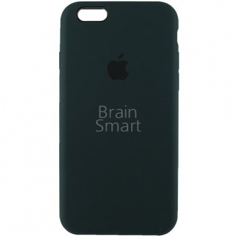 Накладка Silicone Case Original iPhone 6/6S (49) Тёмно-Зелёный - фото, изображение, картинка