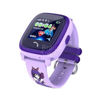 Умные часы Smart Baby Watch DF25 (влагозащита IP67/GPS) Фиолетовый - фото, изображение, картинка