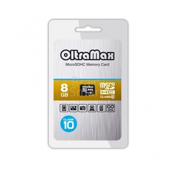 MicroSD 8GB OltraMax Class 10 - фото, изображение, картинка