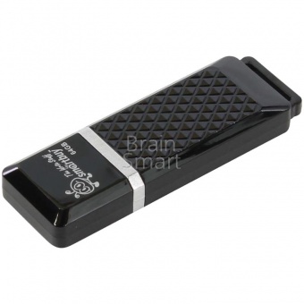 USB 2.0 Флеш-накопитель 64GB SmartBuy Quartz Черный* - фото, изображение, картинка
