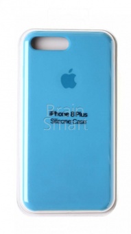 Накладка Silicone Case Original iPhone 7 Plus/8 Plus (16) Голубой - фото, изображение, картинка