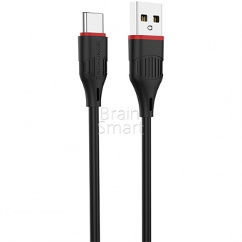 USB кабель Type-C Borofone BX17 Enjoy (1м) Черный - фото, изображение, картинка