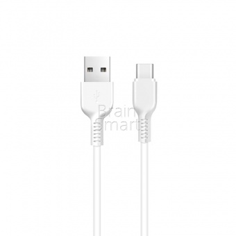 USB кабель Type-C HOCO X13 Easy (1м) Белый - фото, изображение, картинка