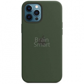 Накладка Silicone Case Original iPhone 12 Pro Max (48) Армейский Зеленый - фото, изображение, картинка