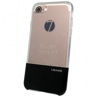 Накладка силиконовая Usams Easy Series iPhone 7/8 Черный - фото, изображение, картинка