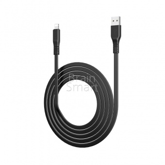 USB кабель Lightning Borofone BX23 Wide Power (1м) Черный - фото, изображение, картинка