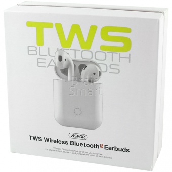 Наушники Bluetooth Aspor A616 TWS Белый - фото, изображение, картинка