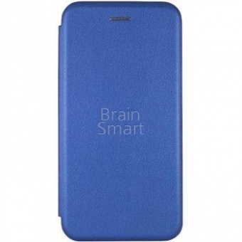 Книжка кожа Creative Case Samsung A03S/A037 Синий тех.упак - фото, изображение, картинка