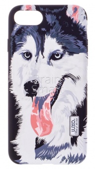 Накладка силиконовая Luxo фосфорная iPhone 7/8 Собака2 D11 - фото, изображение, картинка