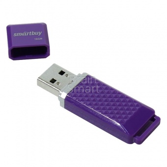 USB 2.0 Флеш-накопитель 32GB SmartBuy Quartz Фиолетовый - фото, изображение, картинка