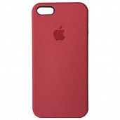 Накладка Silicone Case Original iPhone 5/5S/SE (36) Красная Роза - фото, изображение, картинка