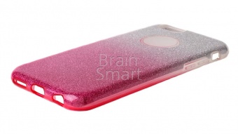 Накладка силиконовая Aspor Mask Collection Песок с отливом iPhone 6 Серебряный/Розовый - фото, изображение, картинка