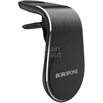 Автомобильный держатель Borofone BH10 Air Outlet Magnetic Черный - фото, изображение, картинка