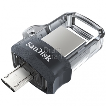 USB 3.0 Флеш-накопитель 32GB Sandisk Ultra Android Dual Driver OTG Черный - фото, изображение, картинка