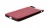 Накладка силиконовая с кожаной вставкой iPhone 7/8 Красный/Серебряный - фото, изображение, картинка