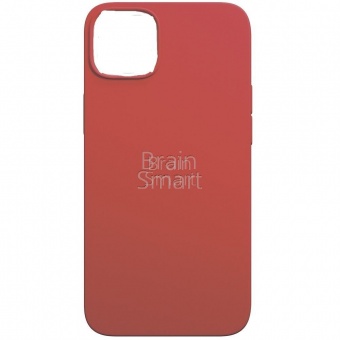 Накладка Silicone Case Original iPhone 13 Pro (25) Красная Камелия - фото, изображение, картинка