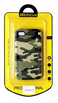 Накладка силиконовая Motomo iPhone 4/4S Safari Зеленый - фото, изображение, картинка