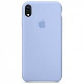 Накладка Silicone Case Original iPhone XR  (5) Светло-Голубой - фото, изображение, картинка