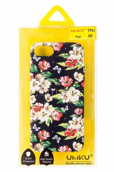 Накладка силиконовая Umku iPhone 7/8 Цветы(2) - фото, изображение, картинка