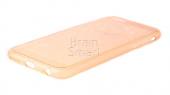 Накладка силиконовая Totudesign перламутровый с узорами iPhone 6 Золотой - фото, изображение, картинка