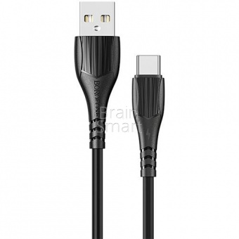 USB кабель Type-C Borofone BX37 Wieldy (1м) Черный - фото, изображение, картинка