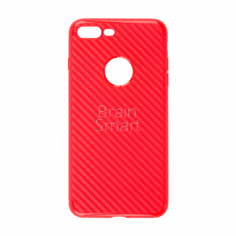 Накладка силиконовая Oucase Ferrari Series iPhone 7 Plus/8 Plus Красный - фото, изображение, картинка