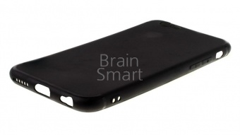 Накладка силиконовая Soft touch iPhone 6 тонкая Черный - фото, изображение, картинка