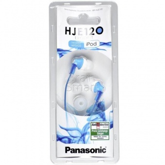 Наушники Panasonic RP-HJE120 Синий - фото, изображение, картинка