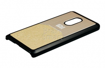 Накладка пластиковая C-Case Xiaomi Redmi Note 4Х Золотой с Черной оконтовкой - фото, изображение, картинка