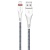 USB кабель Lightning Borofone BX25 Powerful (1м) Белый - фото, изображение, картинка