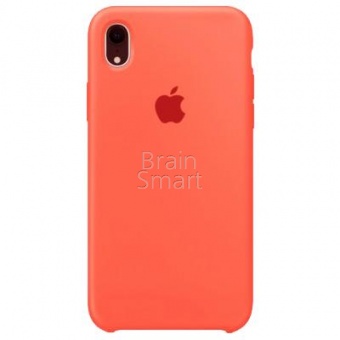Накладка Silicone Case Original iPhone XR  (2) Оранжевый - фото, изображение, картинка