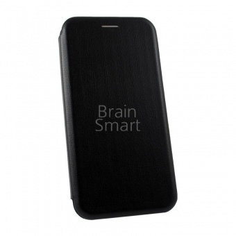 Книжка кожа Brauffen Samsung A530 (A8 2018) Черный - фото, изображение, картинка
