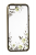 Накладка силиконовая Swarovski со стразами iPhone 5/5S/SE (02) Золотой/Зеленый - фото, изображение, картинка