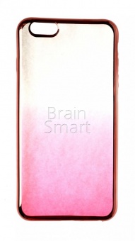 Накладка силиконовая Aspor Golden Collection с отливом iPhone 6 Plus Розовый - фото, изображение, картинка
