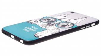 Накладка силиконовая ST.helens iPhone 6 Plus Пес в очках - фото, изображение, картинка