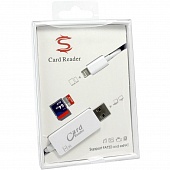 USB/CardReader RC002 iDragon пластик microSD для Apple (кабель Lightning)