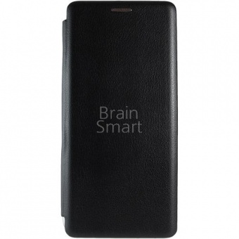 Книжка кожа Creative Case Xiaomi Redmi Note 8 Pro Черный тех.упак - фото, изображение, картинка