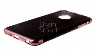 Накладка силиконовая Aspor Status Collection iPhone 6 Plus Черный/Розовый - фото, изображение, картинка