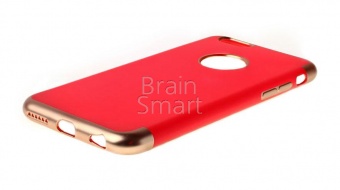 Накладка силиконовая Aspor Status Collection iPhone 6 Красный/Золотой - фото, изображение, картинка