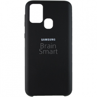 Накладка Silicone Case Samsung M315 (M31 2020) (18) Черный - фото, изображение, картинка