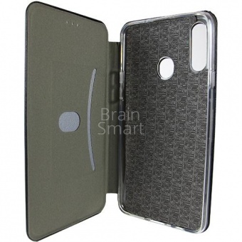 Книжка кожа Creative Case Samsung A207 (A20S 2019) Черный тех.упак - фото, изображение, картинка