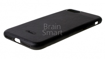 Накладка силиконовая Oucase Supremacy leather Series iPhone 7/8 Черный - фото, изображение, картинка
