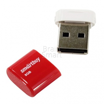 USB 2.0 Флеш-накопитель 8GB SmartBuy Lara Красный - фото, изображение, картинка