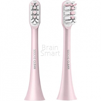 Насадки для зубной щетки Xiaomi Soocas Sonic Electric Toothbrush (2шт) Розовый - фото, изображение, картинка