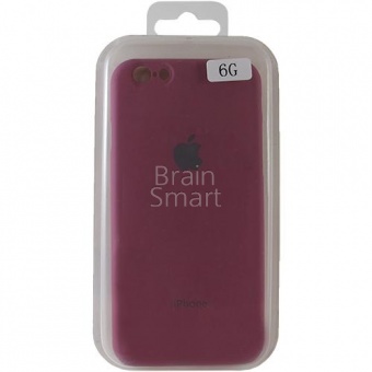 Накладка пластиковая с логотипом iPhone 6/6S Фиолетовый - фото, изображение, картинка